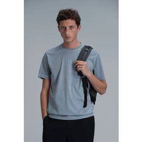 Lufian 111020216 Sarder Su Yeşili Erkek T-shirt
