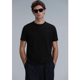 Lufian 111020218 Felix Siyah Erkek T-shirt