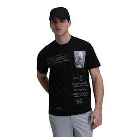 Lufian 111020219 Siyah Erkek T-shirt