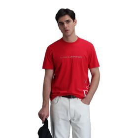 Lufian 111020221 Kırmızı Potter Modern Grafik Erkek T-shirt
