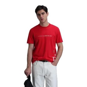 Lufian 111020221 Kırmızı Potter Modern Grafik Erkek T-shirt