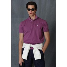 Lufian 111040120 Bordo Laon Spor Polo Yaka Erkek T-Shirt