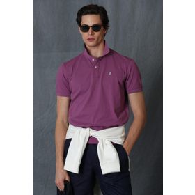 Lufian 111040120 Bordo Laon Spor Polo Yaka Erkek T-Shirt