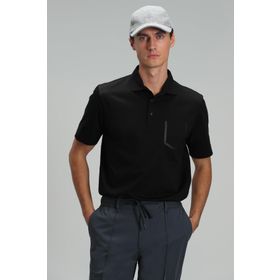 Lufian 111040142 Siyah Hope Smart Polo Yaka Erkek T-Shirt