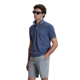 Lufian 111040163 Vernon Açık Lacivert Smart Polo Erkek T-shirt