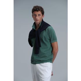 Lufian 111040163 Vernon Yeşil Smart Polo Erkek T-shirt