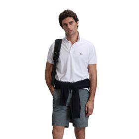 Lufian 111040164-100500 Laon Beyaz Günlük Polo Yaka Erkek T-shirt