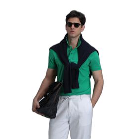 Lufian 111040164 Açık Yeşil Polo Yaka Kısa Kollu Açık Yeşil Erkek T-shirt