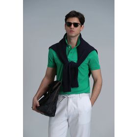 Lufian 111040164 Laon Açık Mavi Erkek T-shirt