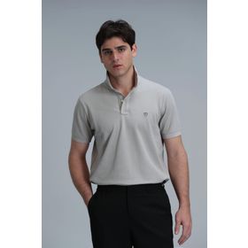 Lufian 111040164 Laon Bej Smart Polo Erkek T-Shirt