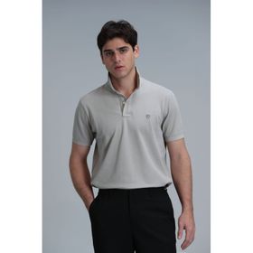 Lufian 111040164 Laon Bej Smart Polo Erkek T-Shirt