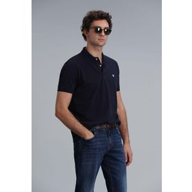 Lufian 111040164 Laon Lacivert Erkek T-shirt