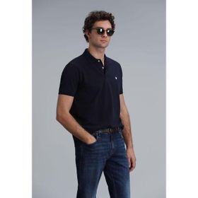 Lufian 111040164 Laon Lacivert Erkek T-shirt