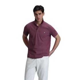 Lufian 111040164 Laon Mürdüm Smart Polo Erkek T-Shirt