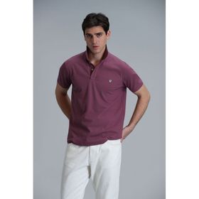 Lufian 111040164 Laon Mürdüm Smart Polo Erkek T-Shirt