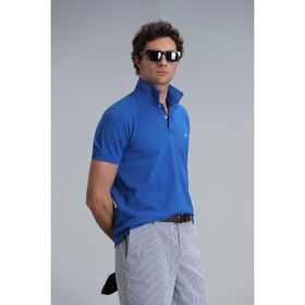 Lufian 111040164 Laon Saks Polo Yaka Erkek T-Shirt