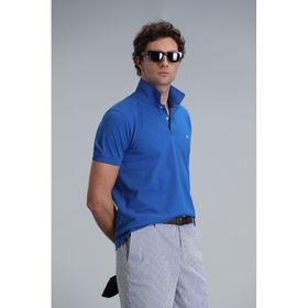 Lufian 111040164 Laon Saks Polo Yaka Erkek T-Shirt