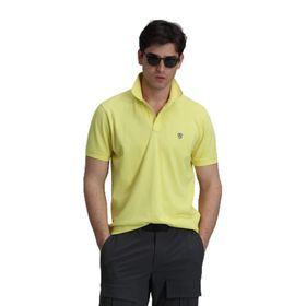 Lufian 111040164 Laon Sarı Polo Yaka Erkek T-shirt