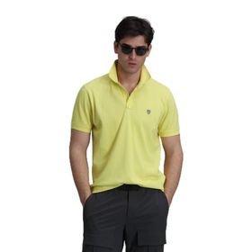 Lufian 111040164 Laon Sarı Polo Yaka Erkek T-shirt