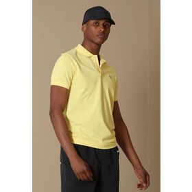 Lufian 111040164 Laon Sarı Polo Yaka Erkek T-shirt
