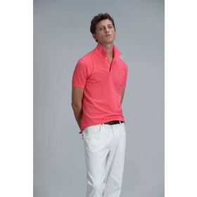 Lufian 111040164 Laon Şeker Pembe Erkek T-shirt
