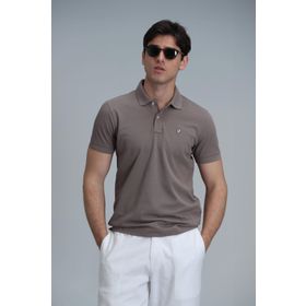 Lufian 111040164 Laon Toprak Smart Polo Erkek T-Shirt