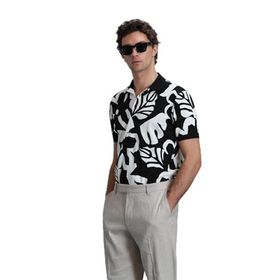 Lufian 111040169 Lindon Siyah Smart Polo Erkek T-Shirt