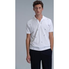 Lufian 111040170 Beyaz Erkek T-shirt