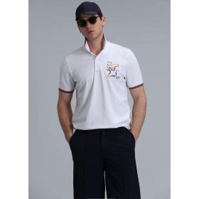 Lufian 111040173 Beyaz Erkek T-shirt