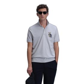 Lufian 111040174 Crystal Taş Smart Polo Erkek T-shirt