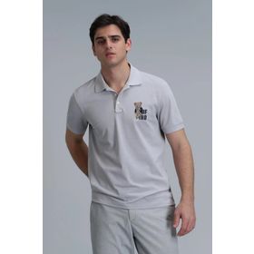 Lufian 111040174 Crystal Taş Smart Polo Erkek T-shirt