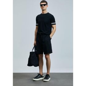 Lufian 111210077 Siyah Erkek Ross Spor Chino Slim Fit Şort