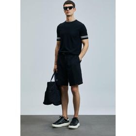 Lufian 111210077 Siyah Erkek Ross Spor Chino Slim Fit Şort
