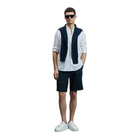 Lufian 111210081 Lacivert Erkek Cosmo Spor Chino Slim Fit Şort