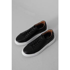 Lufian 111230187 Tommy Siyah Deri Sneaker Erkek Spor Ayakkabı