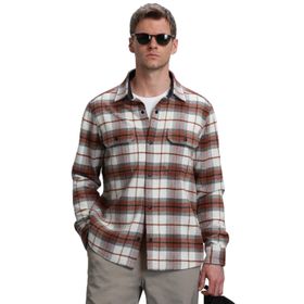 Lufian 112010636 Kiremit Armas Basic Regular Fit Erkek Gömlek