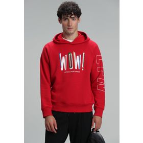 Lufian 112030082 Kırmızı Erkek Sweatshirt
