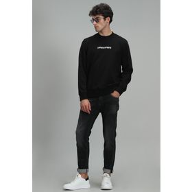 Lufian 112030098 Siyah Erkek Sweatshirt