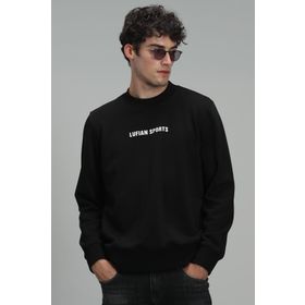 Lufian 112030098 Siyah Erkek Sweatshirt