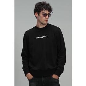 Lufian 112030098 Siyah Erkek Sweatshirt