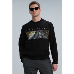 Lufian 112030099 Siyah Erkek Sweatshirt