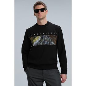 Lufian 112030099 Siyah Erkek Sweatshirt