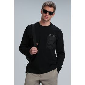 Lufian 112030107 Siyah Erkek Sweatshirt
