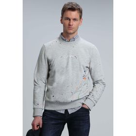 Lufian 112030109 Alexander Gri Erkek Sweatshirt