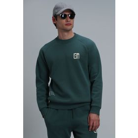 Lufian 112030114 Nefti Yeşil Erkek Sweatshirt