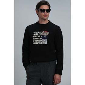 Lufian 112030118 Siyah Erkek Sweatshirt