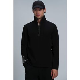 Lufian 112030123 Siyah Erkek Sweatshirt