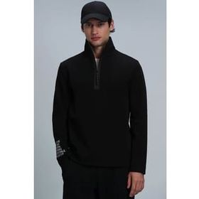 Lufian 112030123 Siyah Erkek Sweatshirt