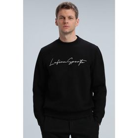 Lufian 112030125 Siyah Erkek Sweatshirt