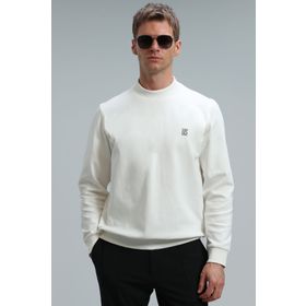Lufian 112030127 Bej Erkek Sweatshirt